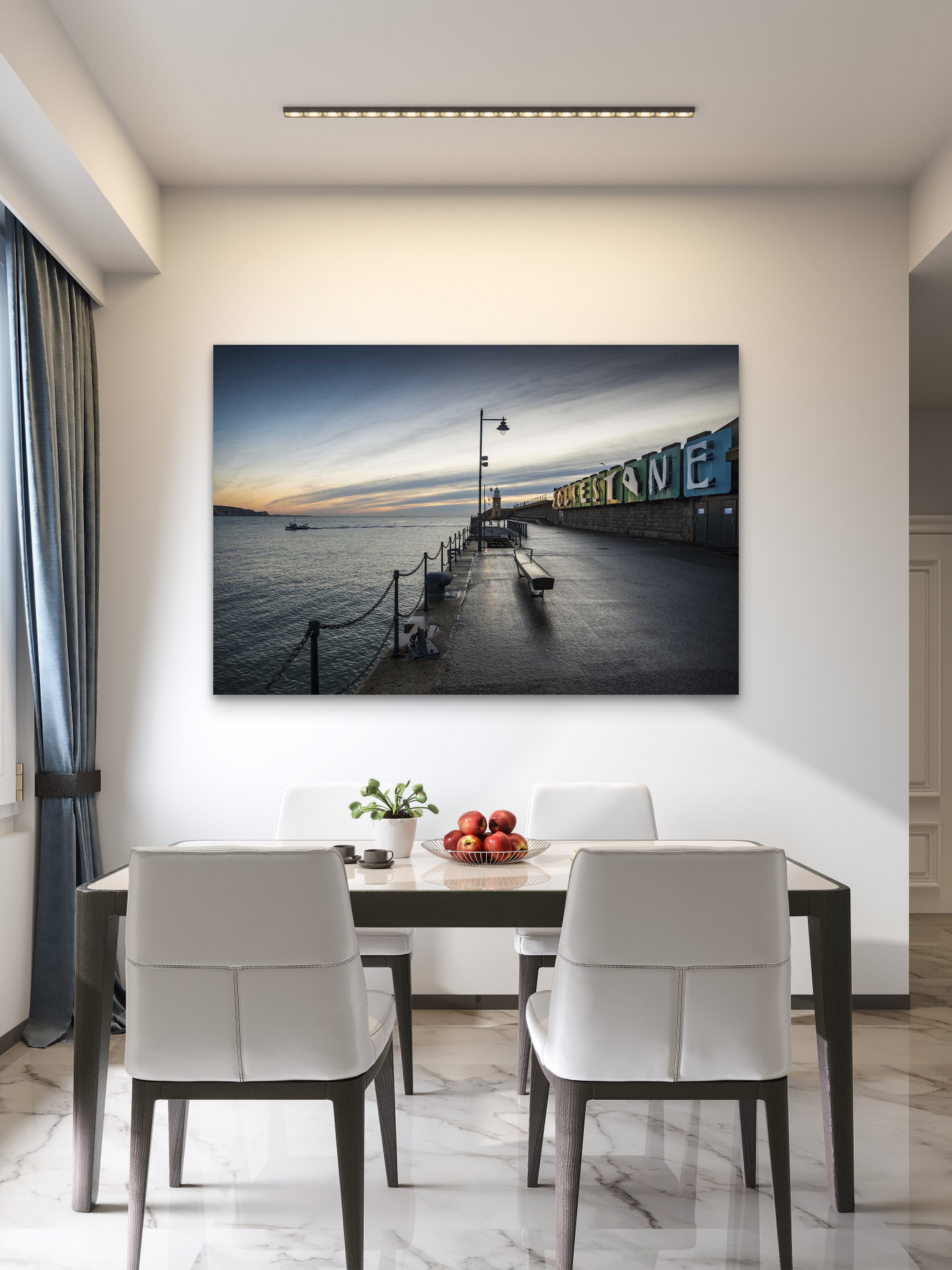 Sunrise on the Harbour Arm, Folkestone