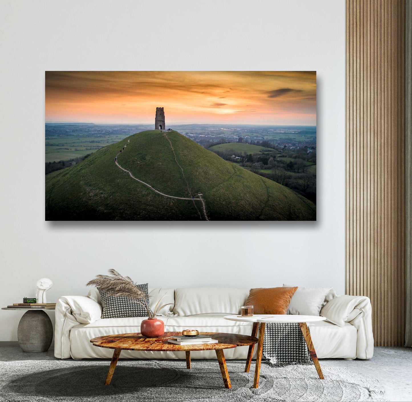 Sunset at Glastonbury Tor, Somerset