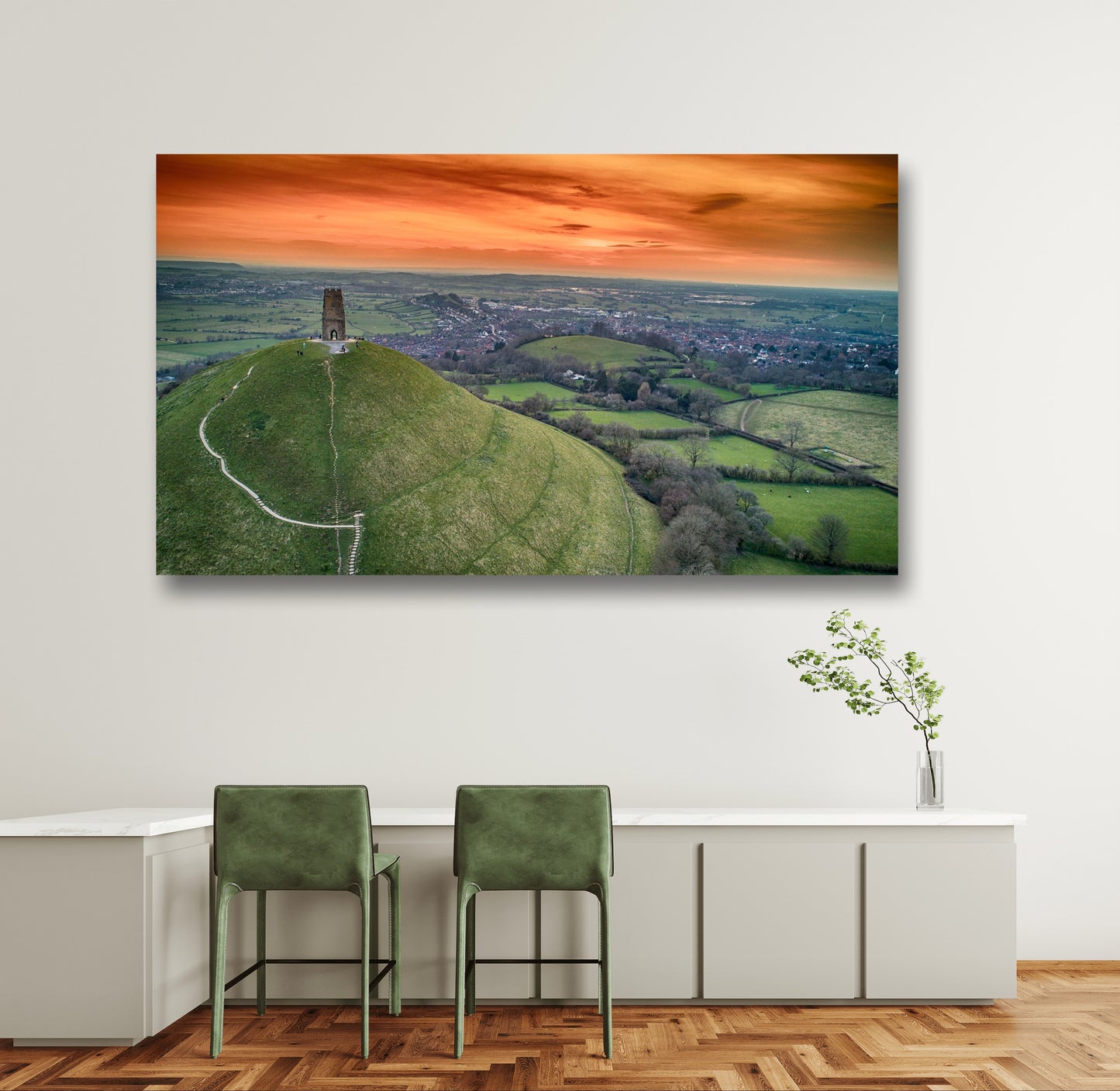 Sunset at Glastonbury Tor, Somerset Mk.2