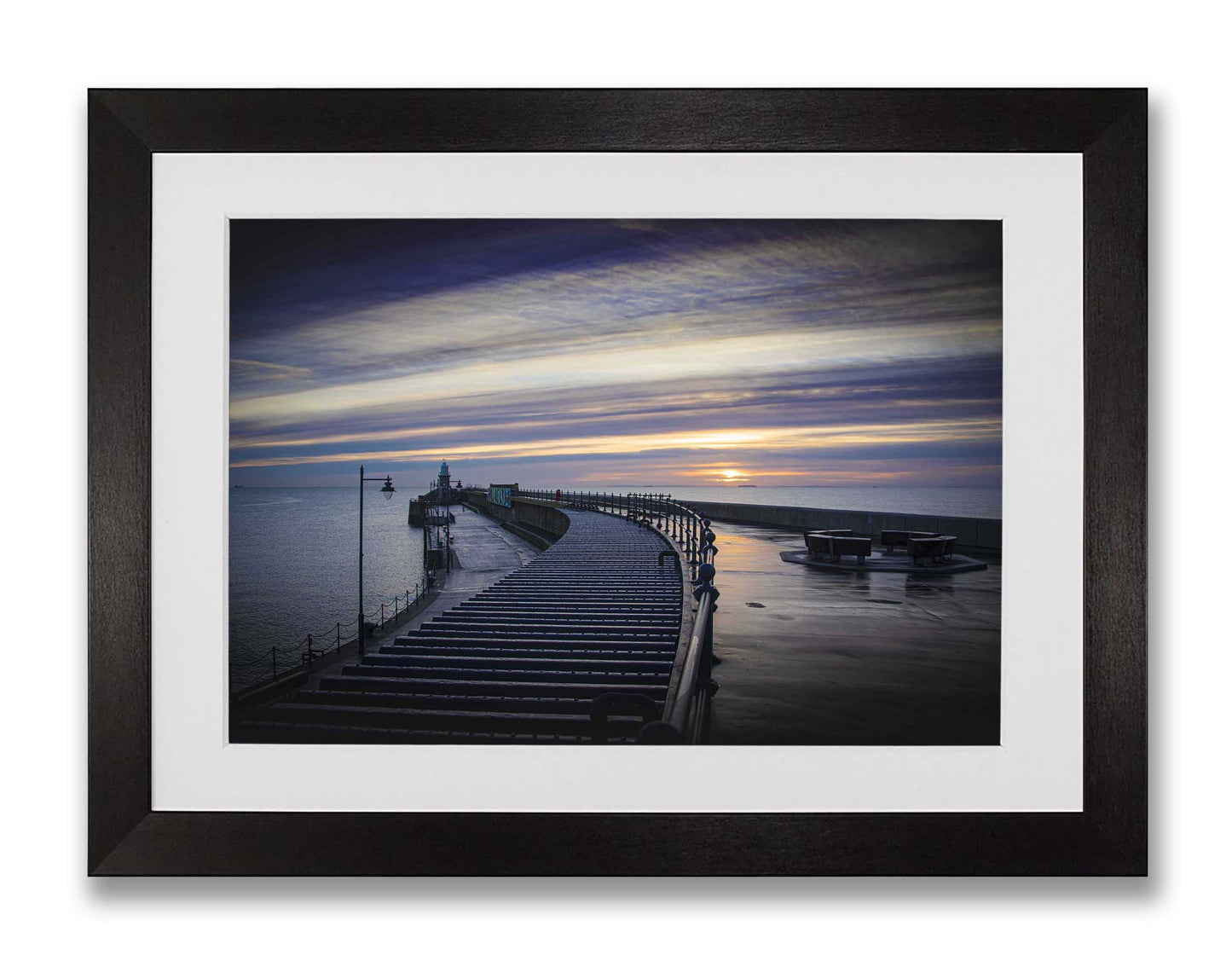 Sunrise on the Harbour Arm, Folkestone