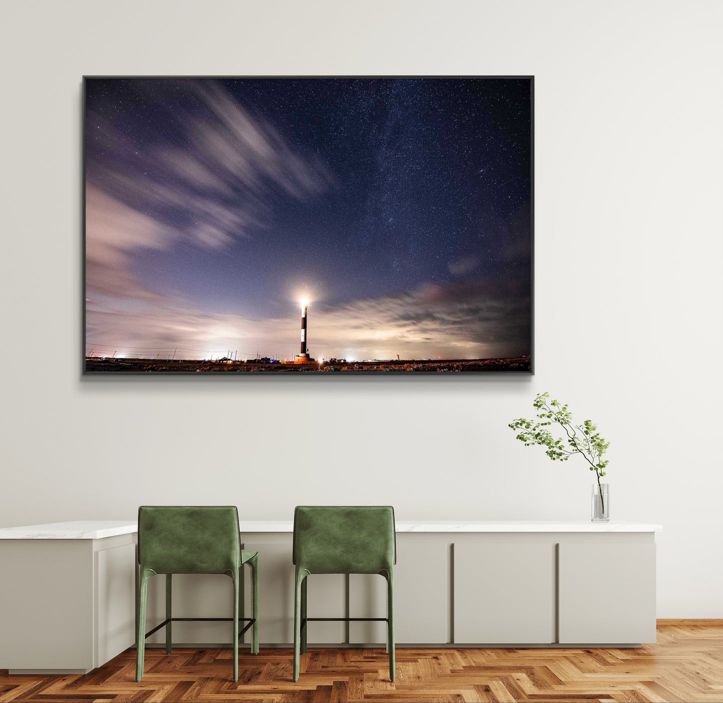 Dungeness Under A Starry Sky