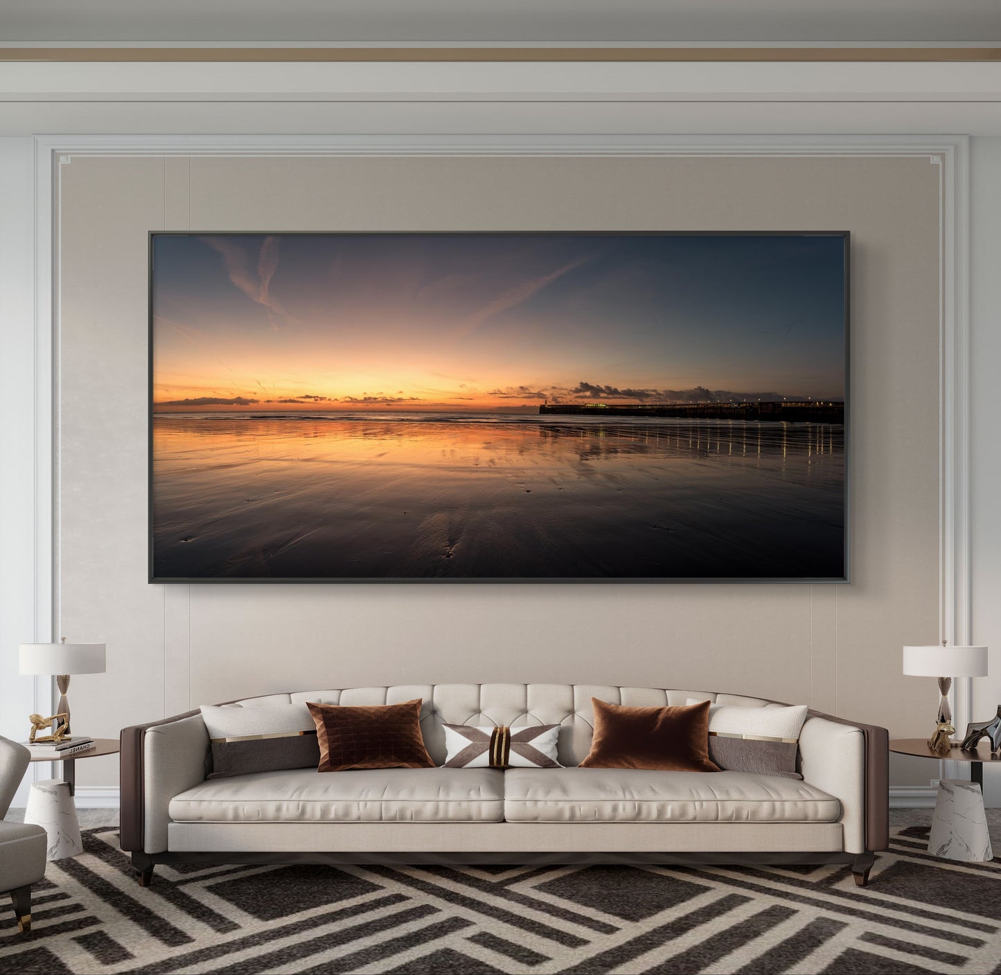 Sunrise on Sunny Sands Panorama