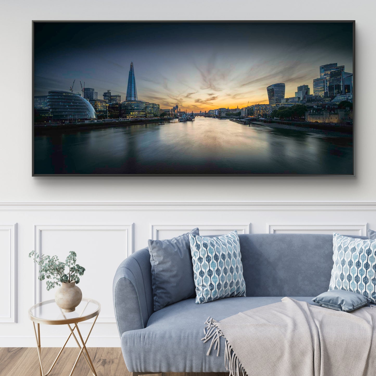 Thames Sunset Panorama