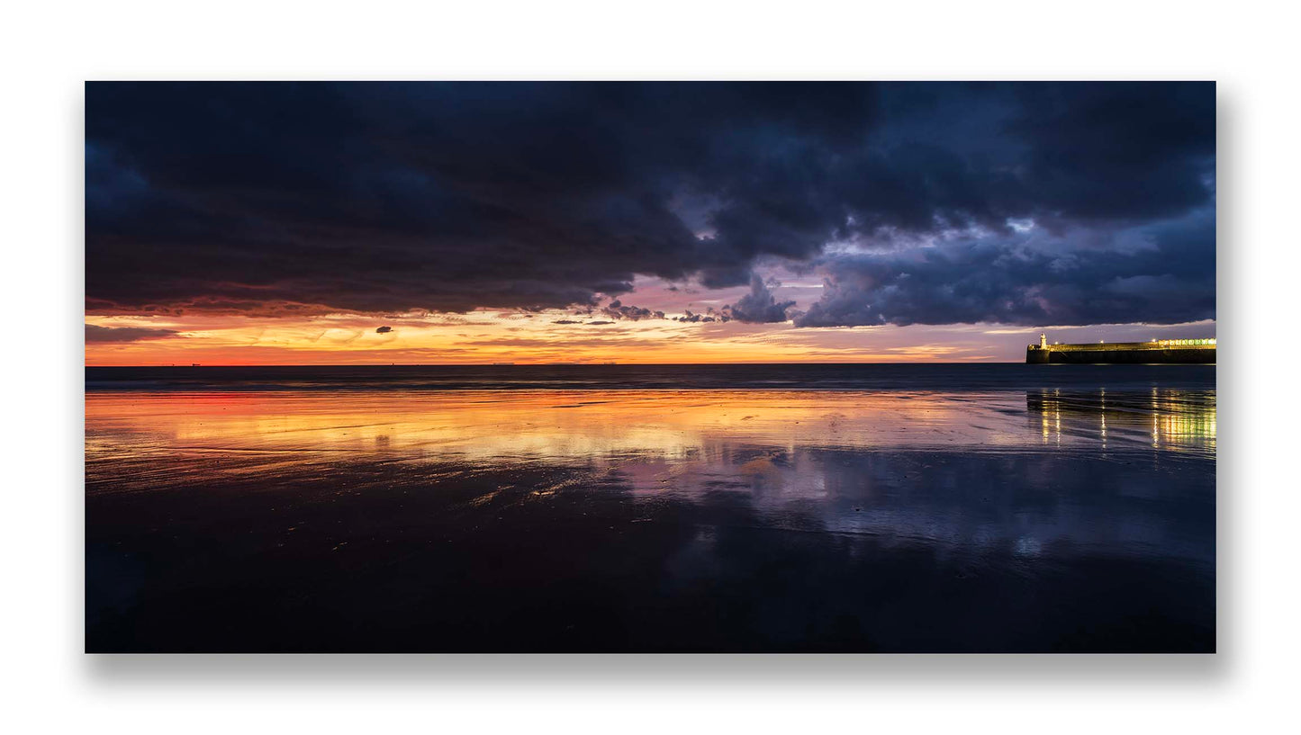 A Stormy Sunrise on Sunny Sands, Folkestone