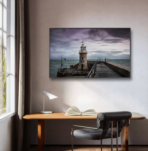 Lighthouse and Harbour Arm, Folkestone