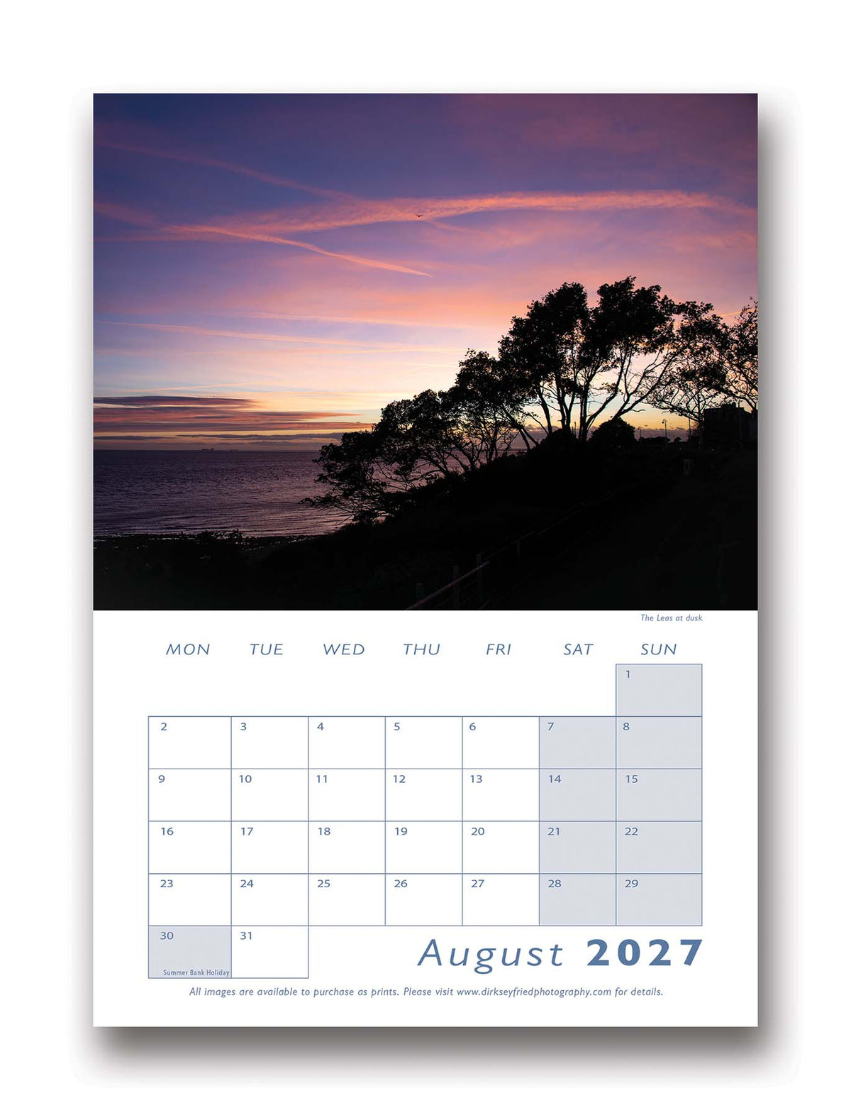 Folkestone 2027 Calendar