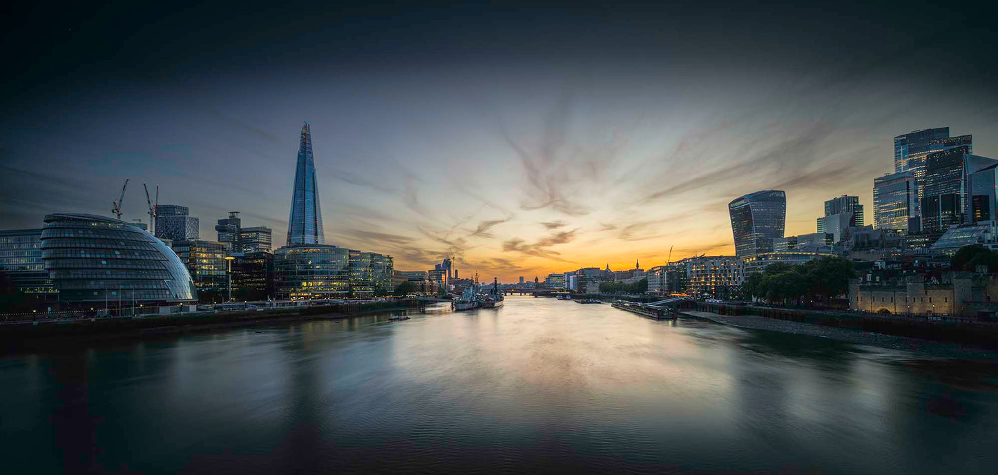 Thames Sunset Panorama