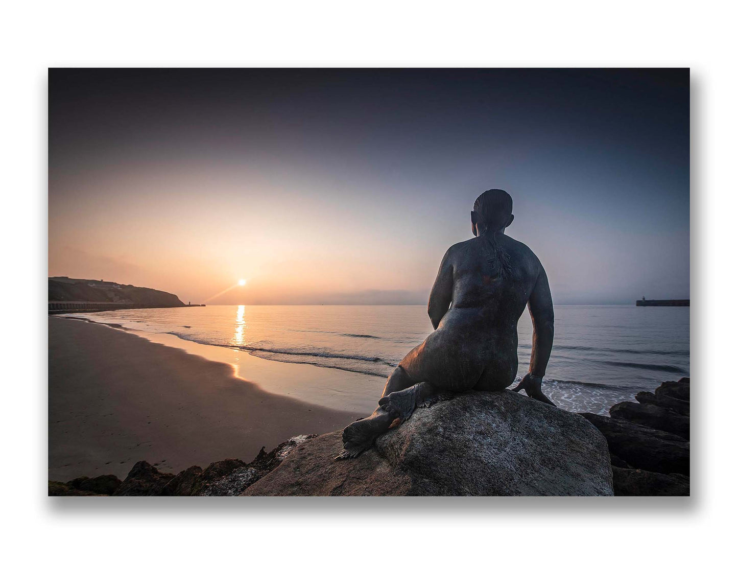 The Folkestone Mermaid at Dawn