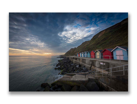 Beach Huts at Sunrise in Sheringham