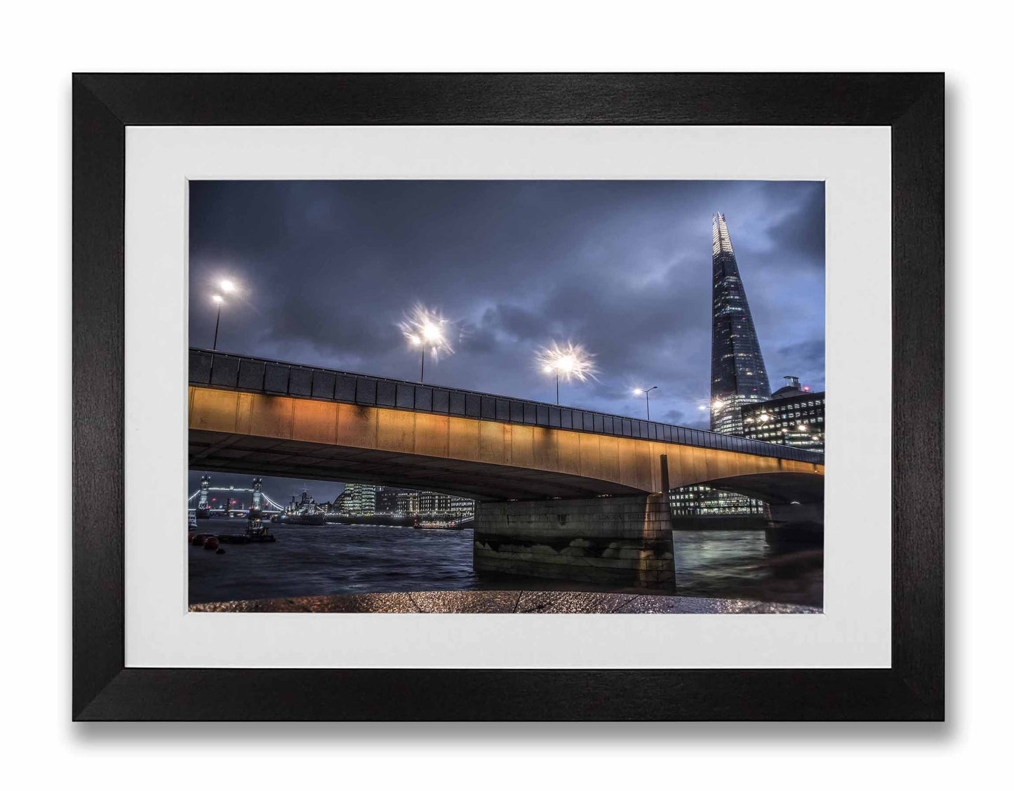 London Bridge and The Shard at night