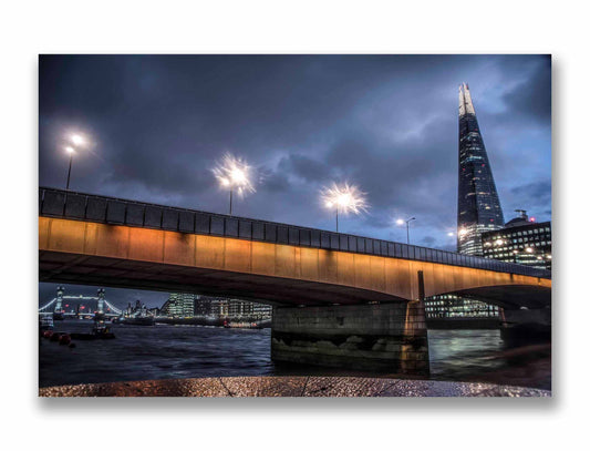 London Bridge and The Shard at night