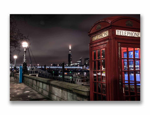 Red Telephone Booth and The Shard