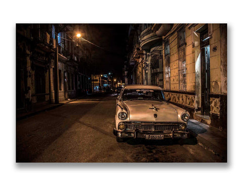 Side Street at Night, Havana, Cuba