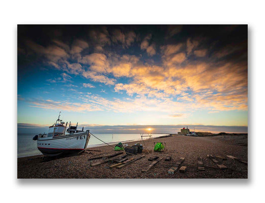 Sunset at Fisherman's Beach, Hythe