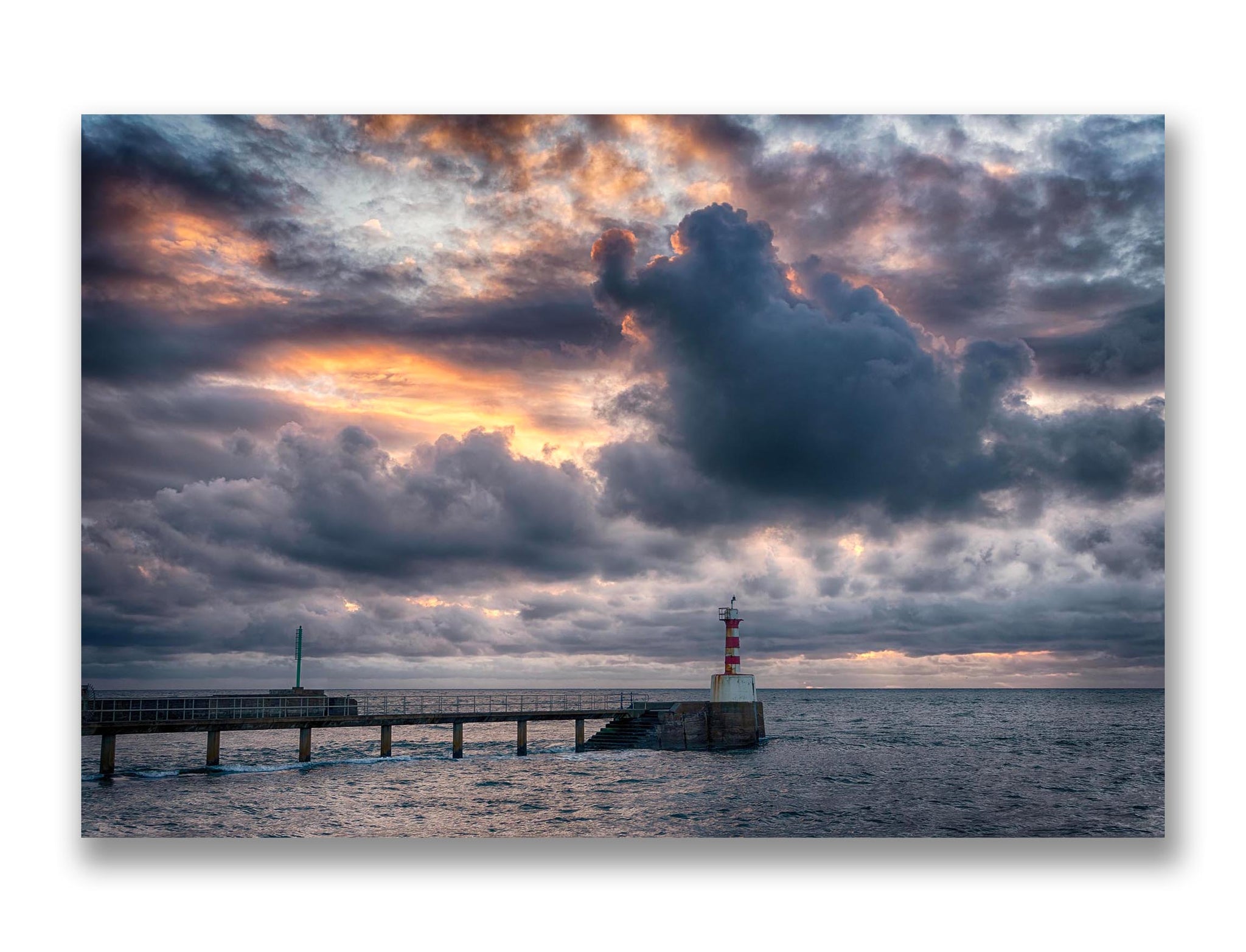 Amble South Pier Lighthouse at Dawn, Mk.2