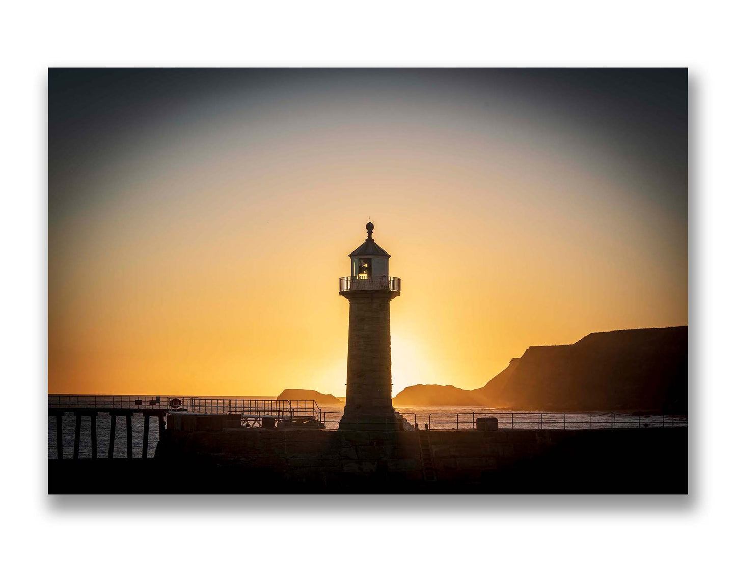 Whitby Harbour East Lighthouse, North Yorkshire