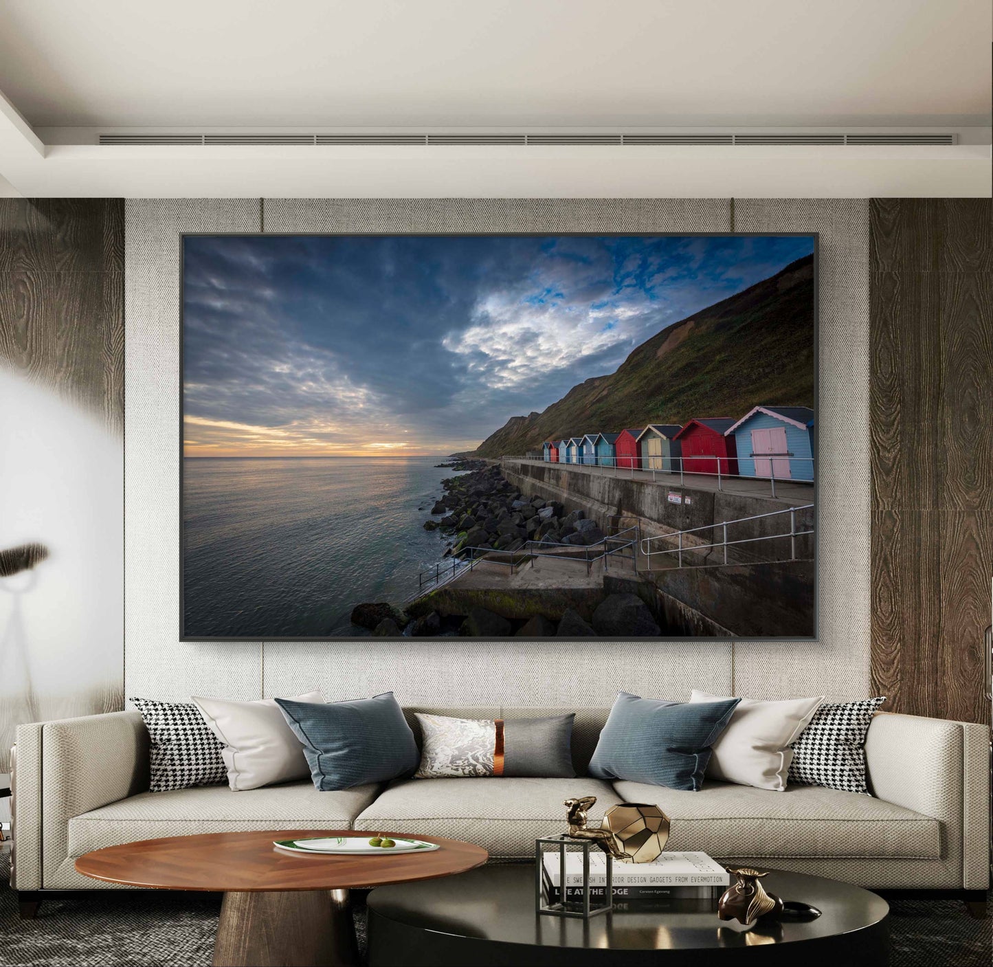 Beach Huts at Sunrise in Sheringham