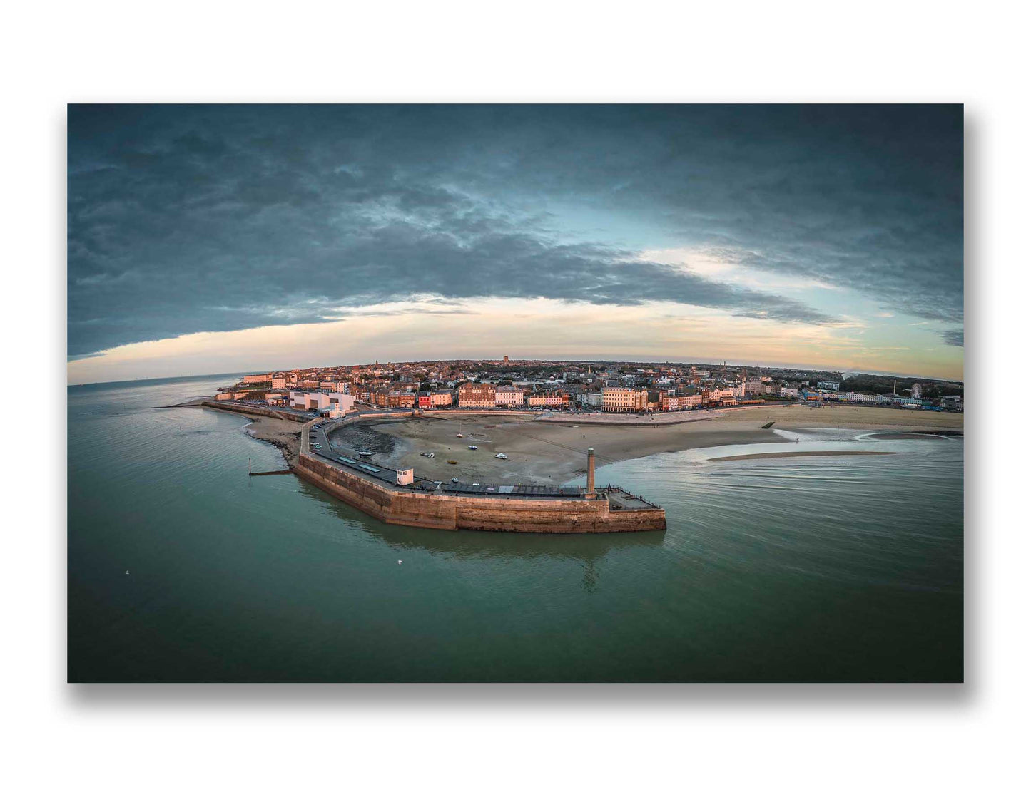 Margate Harbour at Sunset