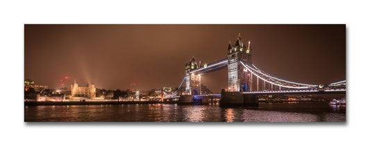 Tower Bridge Panorama in 22x9" Mount