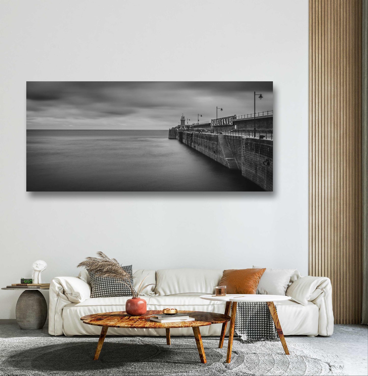 Folkestone Harbour Arm Panorama