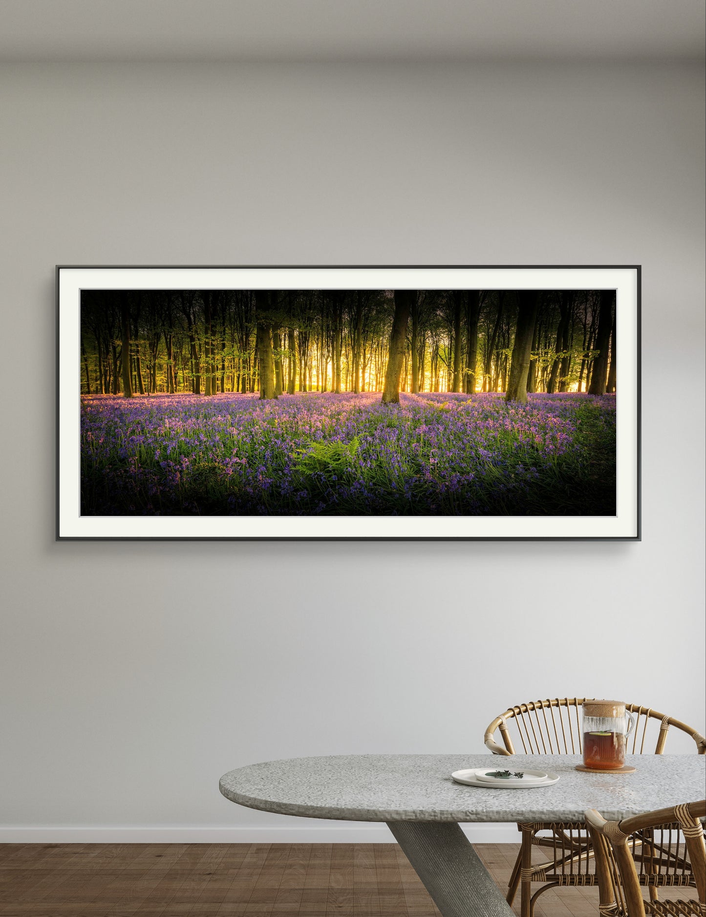 Kings Wood Bluebells Panorama