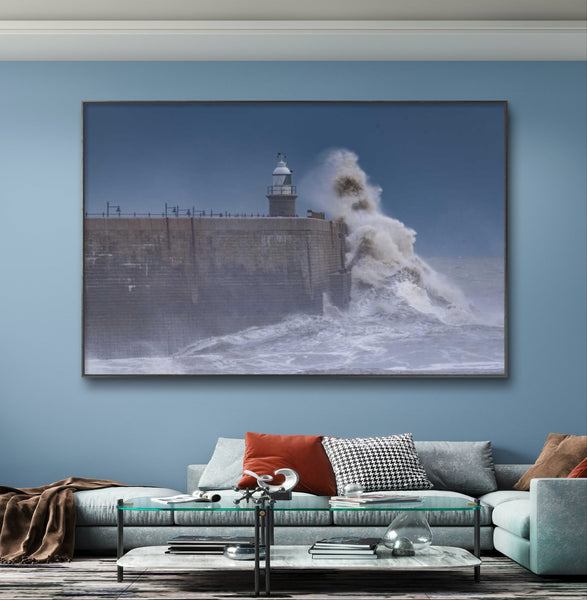 Storm Ciarán Waves and The Lighthouse Mk.1